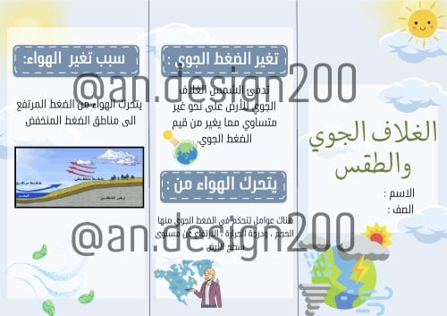 علوم خامس الغلاف الجوي والطقس