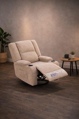 كرسي استرخاء دوار راحة فاخرة وتصميم عملي للاستخدام...