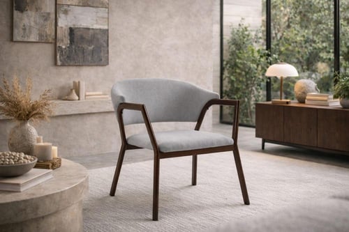 كرسي أنيق قماش - بعدة ألوان