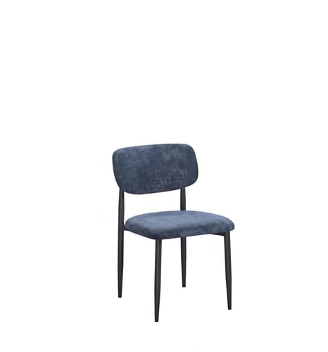 كرسي مفرد مخمل بأرجل خشبية لغرف الطعام والاستقبال-...