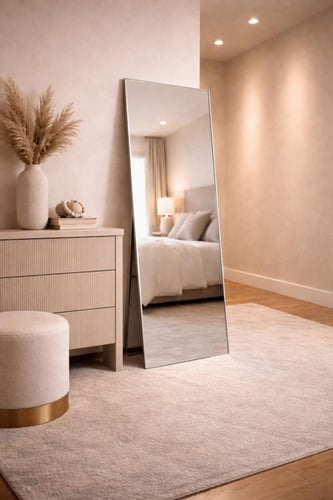 مرآة ستاند بتصميم عصري-بعدة ألوان