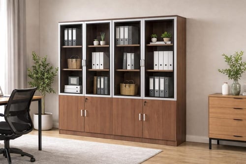 دولاب ملفات مكتبي بتصميم راقي-بعدة ألوان