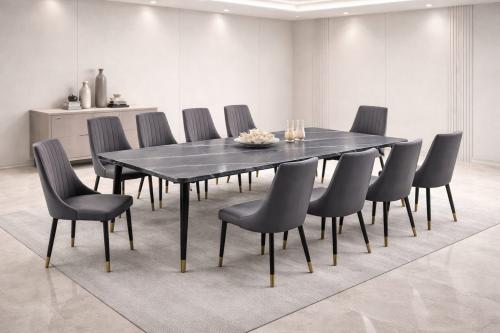 طاولة طعام رخام بتصميم راقي-بعدة ألوان