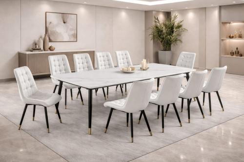 طاولة طعام سيراميك فاخرة-بعدة ألوان