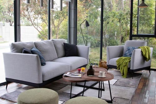 كنب ثلاثي كاتانا من اخشاب