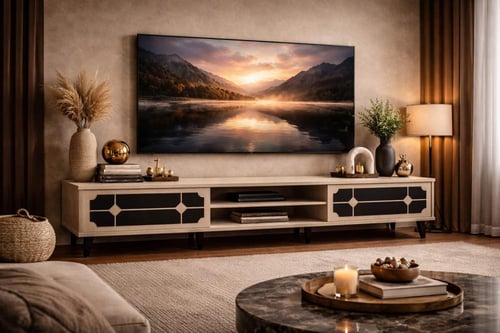 طاولة تلفزيون بلازما -بعدة ألوان