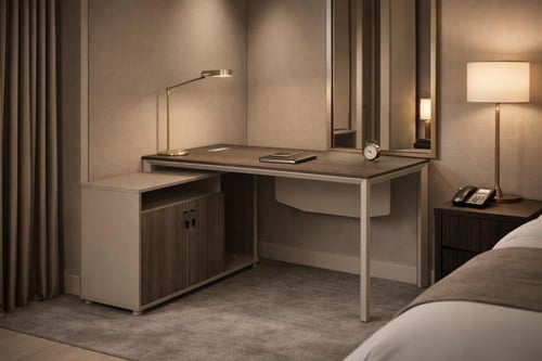 مكتب بتصميم أنيق-بعدة ألوان