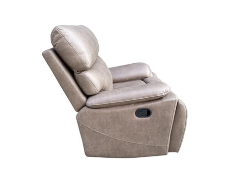 كرسي استرخاء فاخر قابل للإمالة بتصميم عصري-بعدة أل...