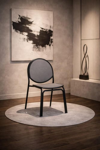 كرسي مفرد بتصميم عصري راقي-بعدة ألوان