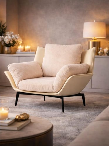 كرسي كنب أنيق ومريح -بعدة ألوان