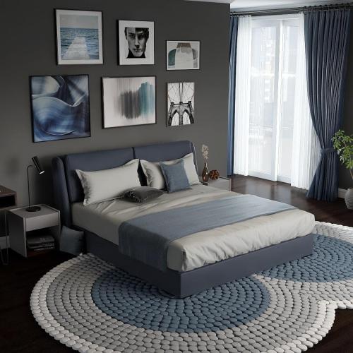 سرير سينس من أخشاب بمقاسات متعددة