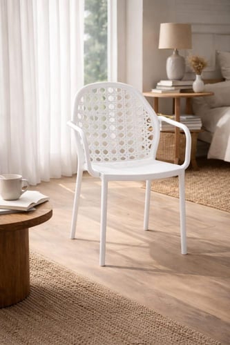 كرسي بلاستيك مفرد-بعدة ألوان