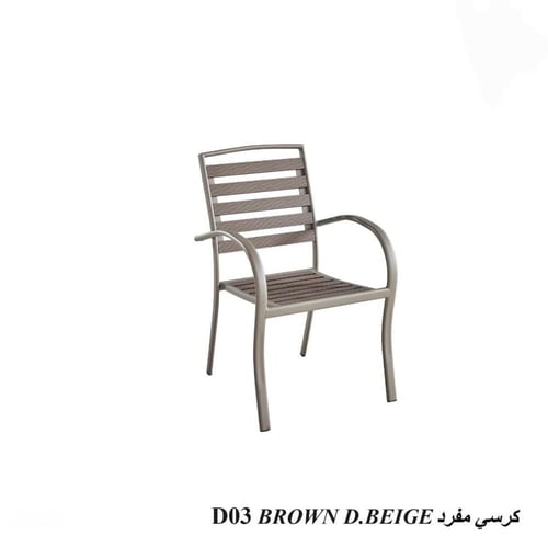 كرسي خشب مفرد -بعدة ألوان