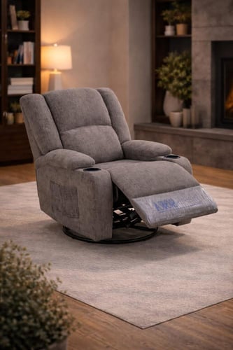 كرسي استرخاء دوار راحة فاخرة وتصميم عملي للاستخدام...