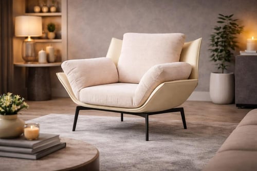 كرسي كنب أنيق ومريح -بعدة ألوان