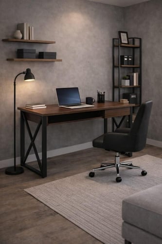 مكتب عصري خشبي-بعدة ألوان