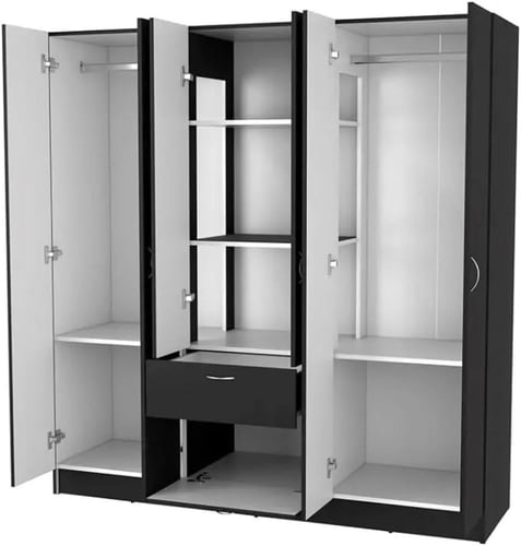 خزانة الملابس ريد بأبواب خشبية من اخشاب