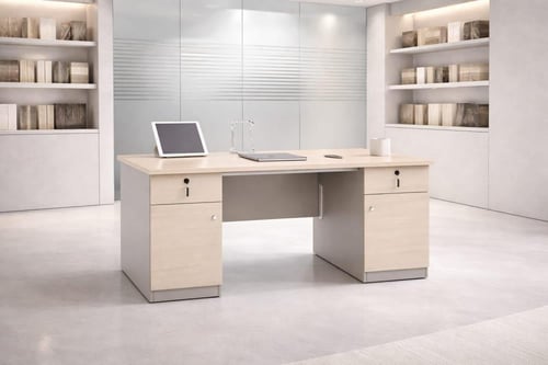 مكتب عمل بتصميم راقي-بعدة ألوان