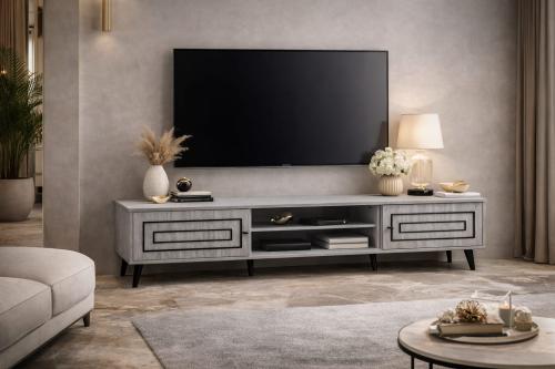 طاولة تلفاز عصرية بتصميم عصري-بعدة ألوان