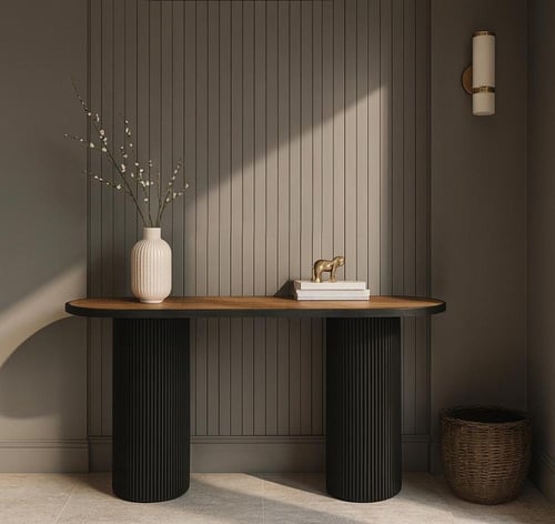 كنسول خشبي مودرن- بعدة الوان