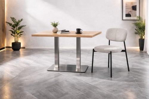 كرسي طعام مودرن قماش بأرجل معدنية بتصميم عصري مريح...