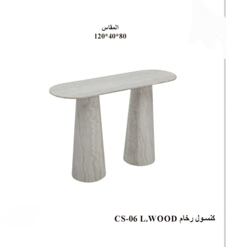 كنسول رخام بتصميم عصري فاخر-بعدة ألوان