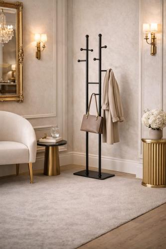 علاقة ملابس أرضية معدنية-بعدة ألوان