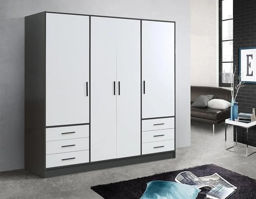 خزانة الملابس ريد بأبواب خشبية من اخشاب