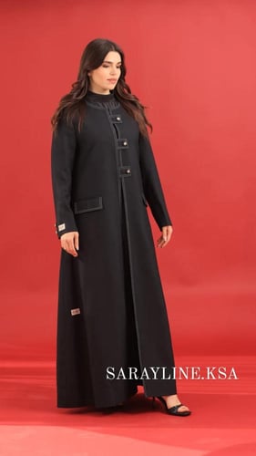 بليزر صافي لون أسود LUXURY