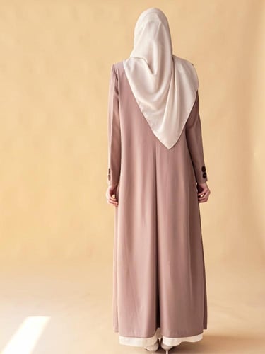 عباية رسمية أثير Atheer لون وردي لحمي