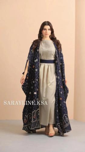 جلابية مميزة لون كحلي