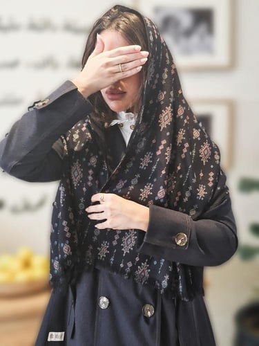 جاكيت كحلي كلاسيك مميز