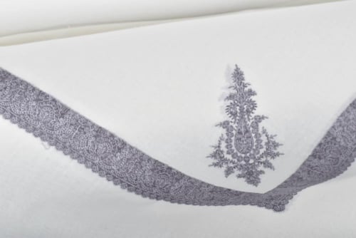 شال شتوي رصاصي فاتح