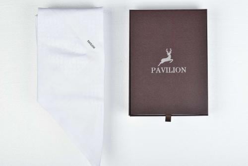 شماغ بافليون رجالي ابيض مايل لسكري موديل 8011