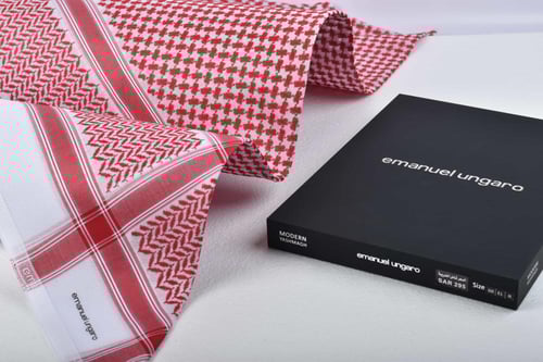 شماغ ايمانويل انقارو احمر EL