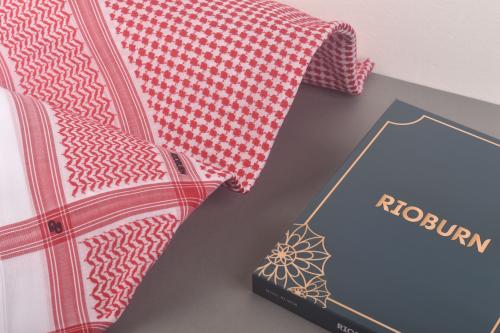 شماغ رجالي ريبرون احمر 002