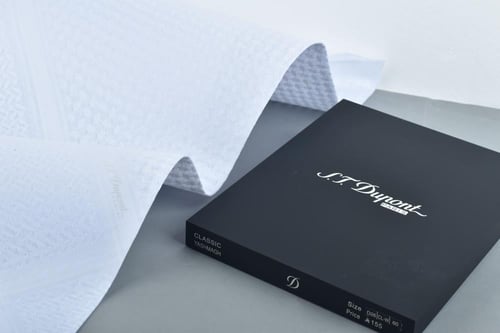 شماغ ديبون الابيض الكلاسيك