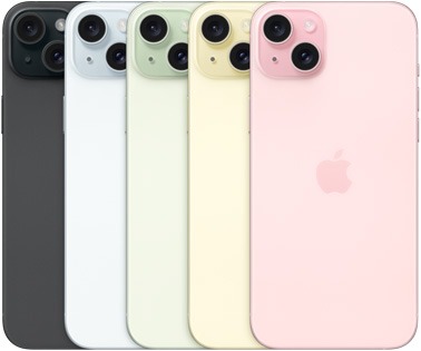 آيفون 15 بلس، سعة 128 جيجابايت ، 5G - جميع الألوان