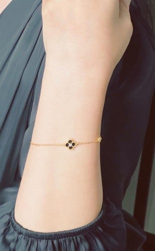 اسواره فضي عيار 925- اللون ذهبي