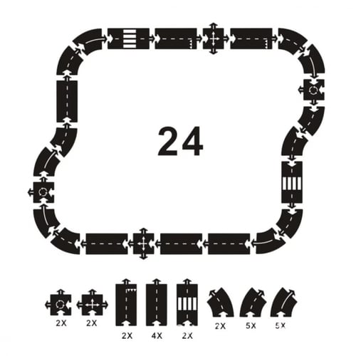 لعبة مسار السيارات -الطريق المرن