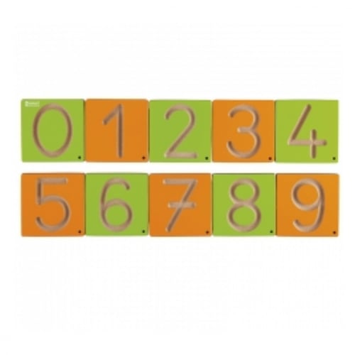 مكعبات لوح الخشبيه الارقام من 0-10