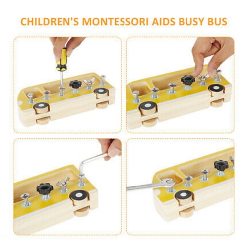 الحافله المشغوله لوح نشاط عمليه حسيه