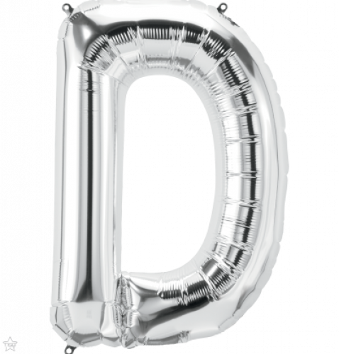 FOIL LARGE LETTER SILVER (عدد 5 قطع) D