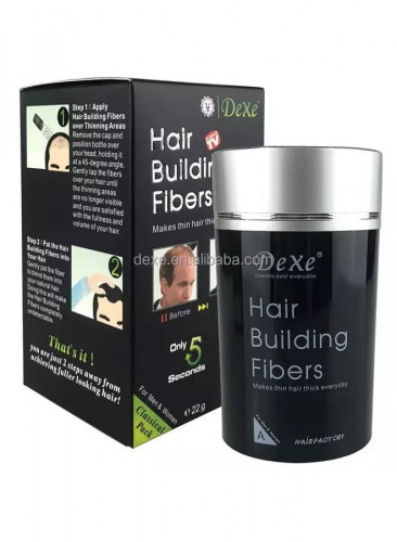 الياف لتغطية فراغات الشعر لون اسود 22 جرام