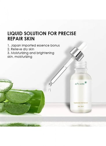 سيروم حمض الهيالورونيك يحبس رطوبة الجلد بينما يرطب...