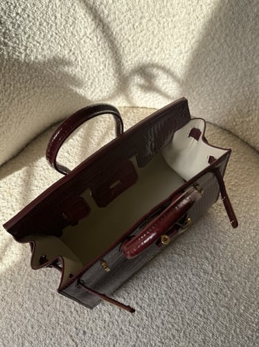 Birkin 25 Maroon