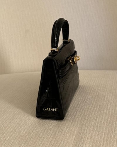 kelly mini Crocodile black