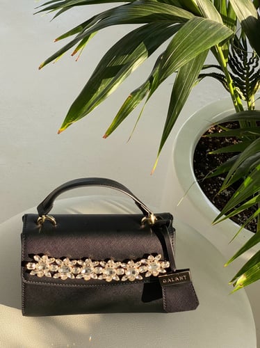 Crystal bag black