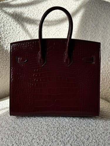 Birkin 25 Maroon
