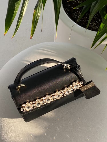 Crystal bag black